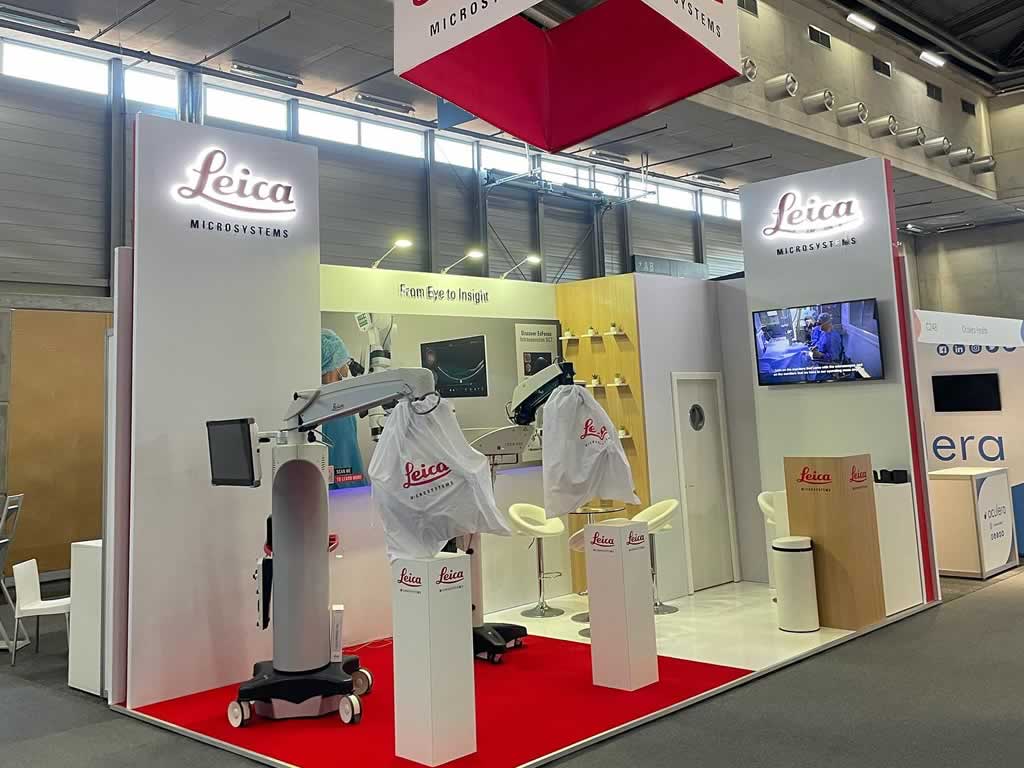 Leica trade stand at 1 World Xibitz2023
