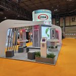 Oyak exhibition stand at UK Construction Week 2024