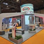 Oyak exhibition stand at UK Construction Week 2024