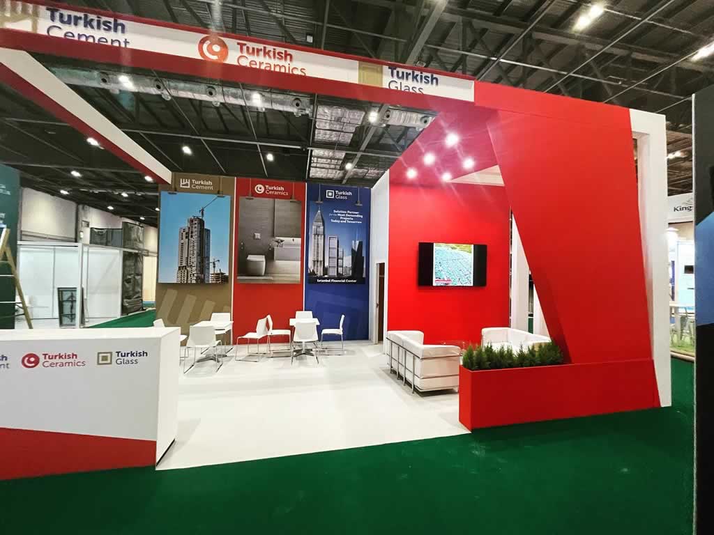Turkish Cement, Glass and Ceramics modular stand