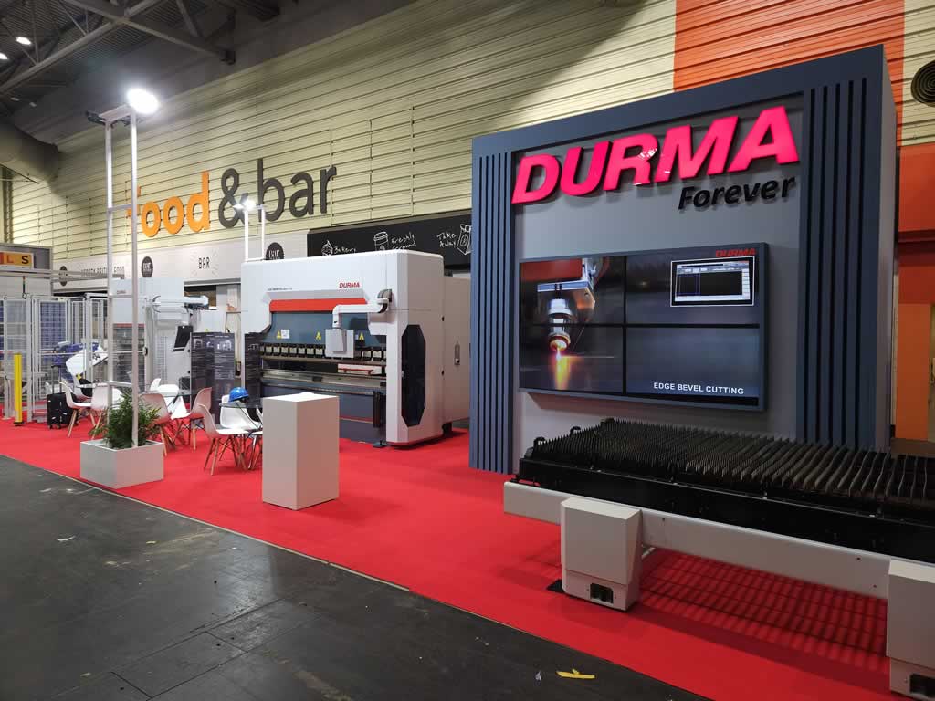 Durma Machines exhibition stand