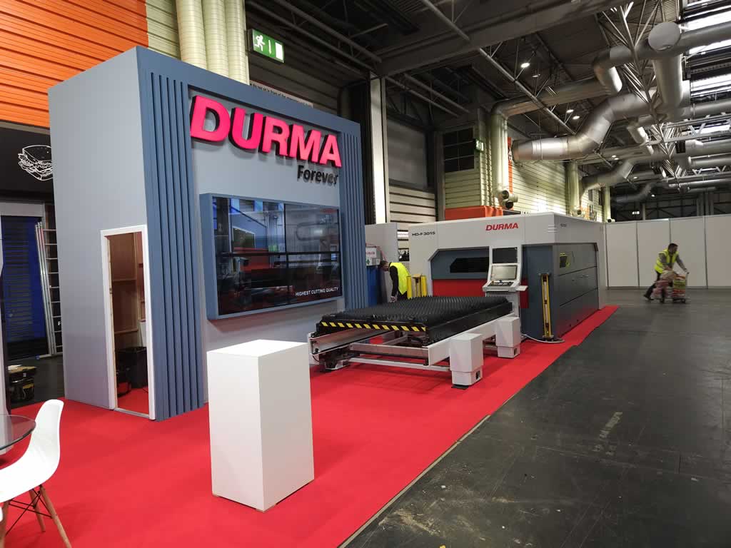 Durma Machines exhibition stand