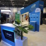 Bright software exhibition stand