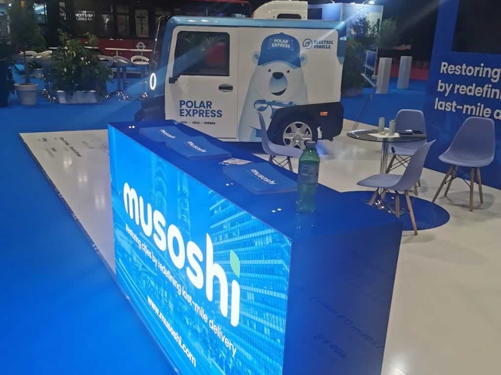 Musoshi exhibition stand
